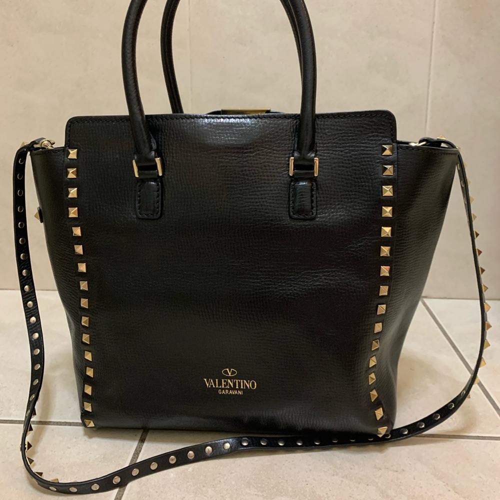 Valentino Garavani Black Studded Purse